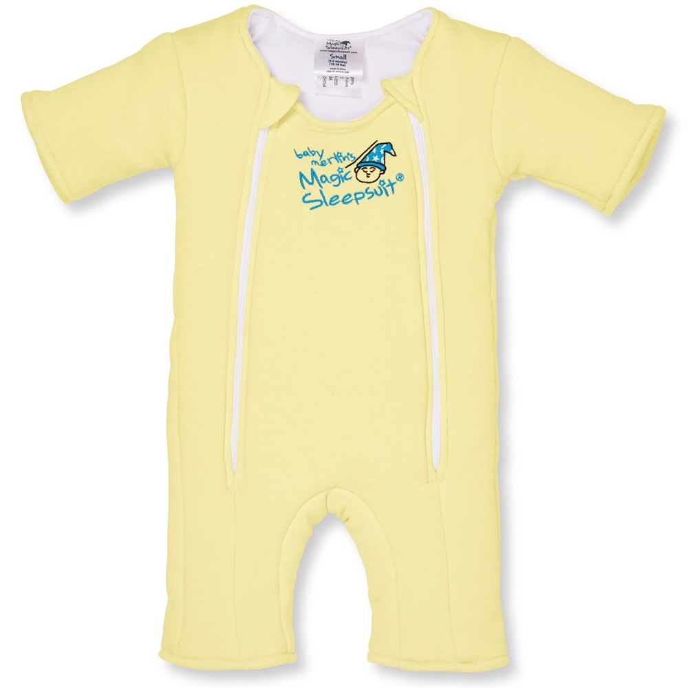 Baby Merlin’s Magic Sleepsuit Yellow Cotton - Small